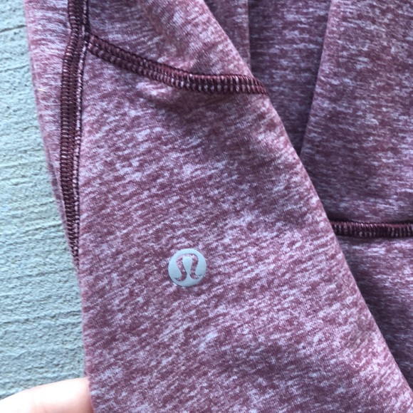 🍋 Lululemon•Peplum Maroon Jacket - Picture 4 of 4